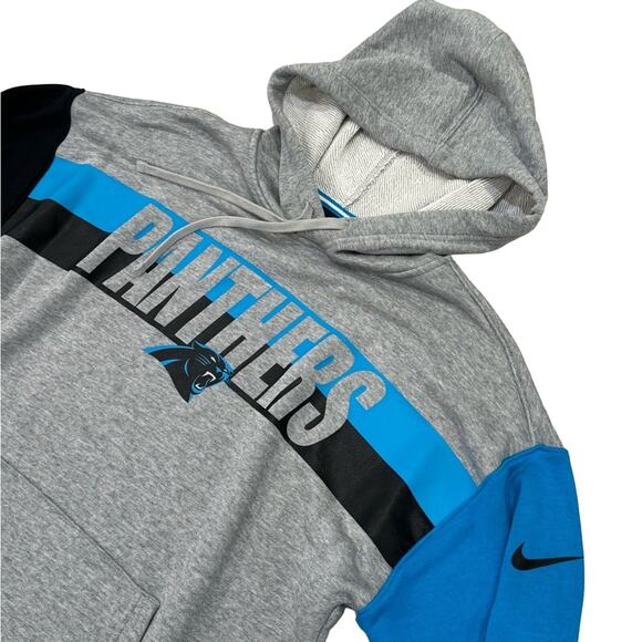 Nike Carolina Panthers NFL Football Athletic Sweatshirt Hoodie, Men’s Size SMALL - Picture 2 of 8